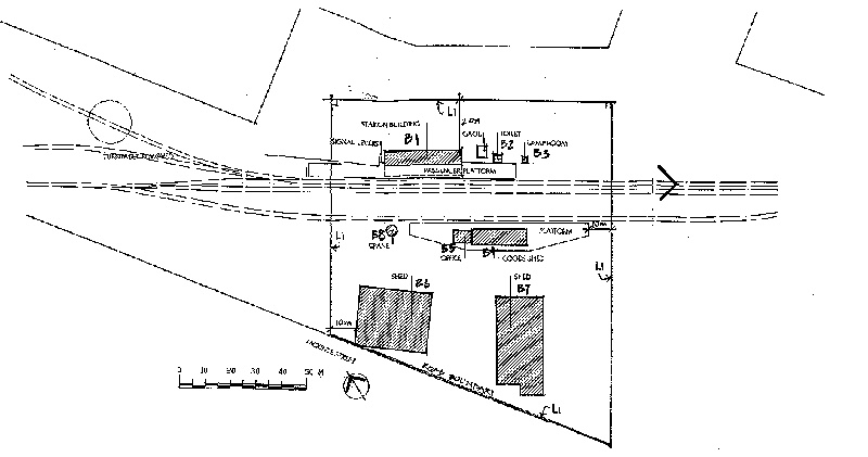 casterton railway station plan
