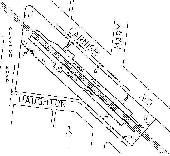 clayton railway station complex map