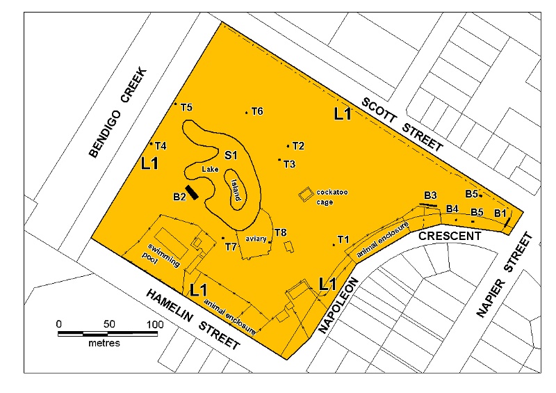 white hills botanic gardens plan