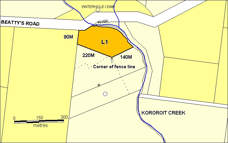 rockbank inn archaeological site extent june 2001