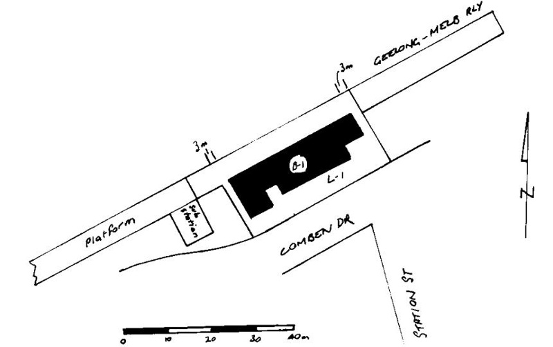 werribee railway station plan