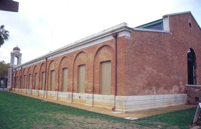 castlemaine market building mostyn street castlemaine side elevation she project 2003