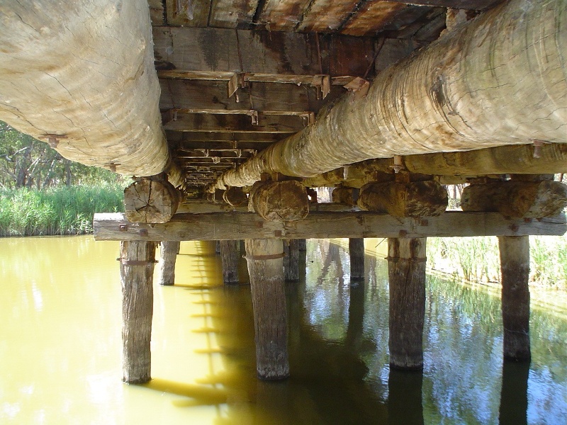 h01850 danns bridge over bet bet creek dunolly eddington road eddington underneath she project 2004