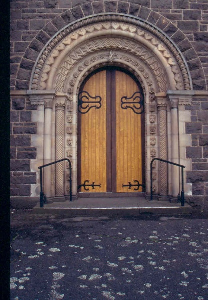 St Andrews Kirk Ballarat Door Detail Oct 03