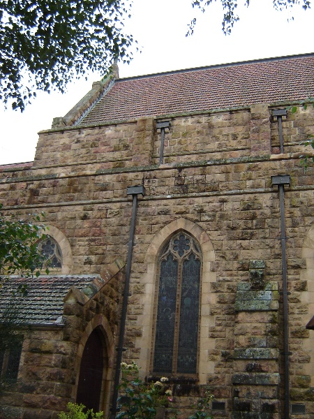 h01065 holy trinity anglican cathedral precinct wangaratta south side 2005