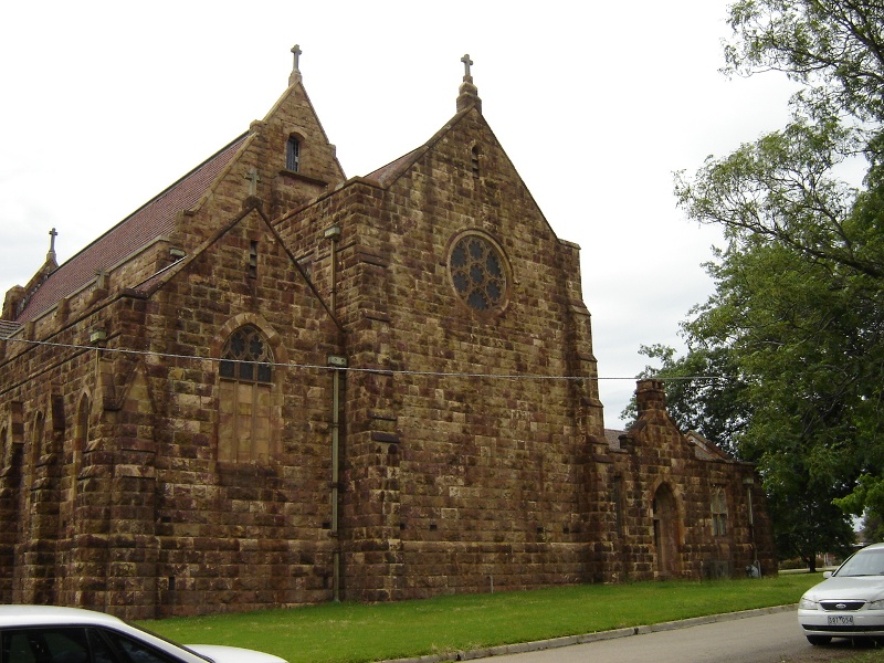 h01065 holy trinity anglican cathedral precinct wangaratta west side 2005