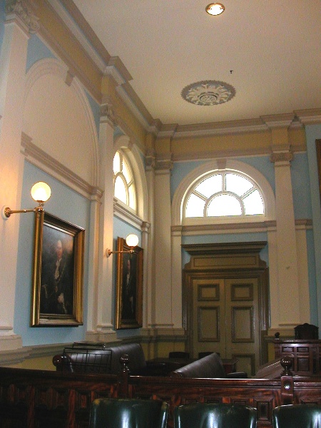 h00203 prahran town hall interior council chamber may05