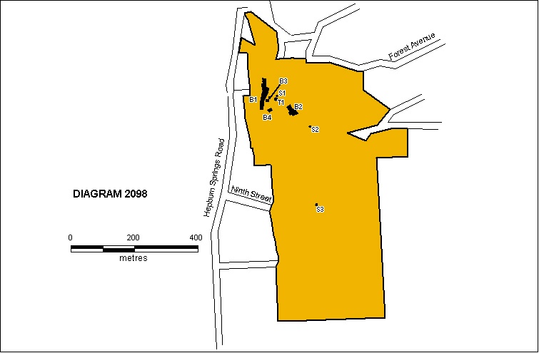 Hepburn Mineral Springs Reserve plan