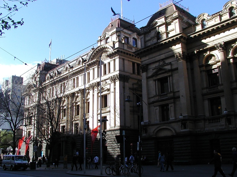 H0001 melbourne town hall and administration bldg swanston street melbourne front she project 2004