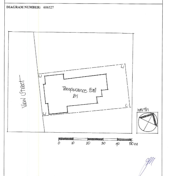H1335 bendigo temperance hall plan