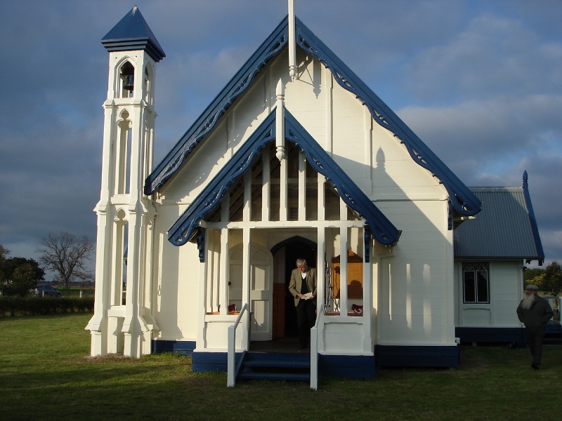 Front of church on 150th anniversary