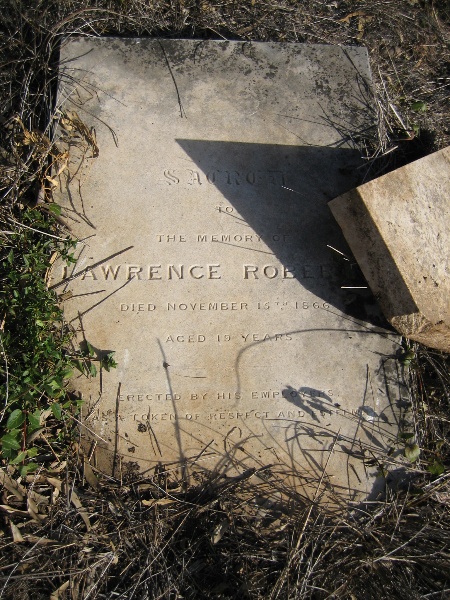2063 Colbinabbin Homestead Headstone in Cemetery June 2006 mz