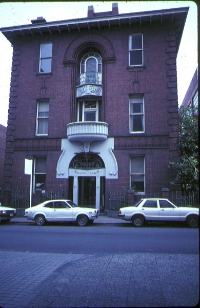 Milton House Flinders Lane Melbourne Front View October 1982