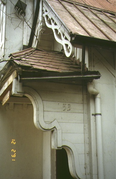 Wattle House Jackson Street St Kilda Entrance Portico Sep 1991