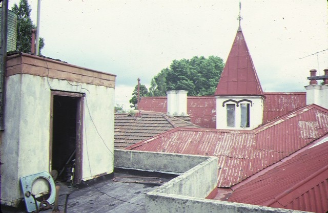 Wattle House Jackson Street St Kilda View of Roof Nov 1985