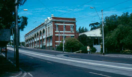 Former Hawthorn Tramway Depot from North West