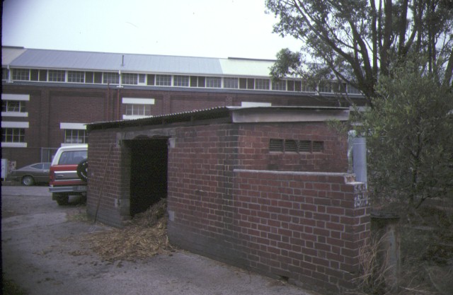 Former Victorian Police Mounted Branch Depot St Kilda Road Southbank Rear View March 1985