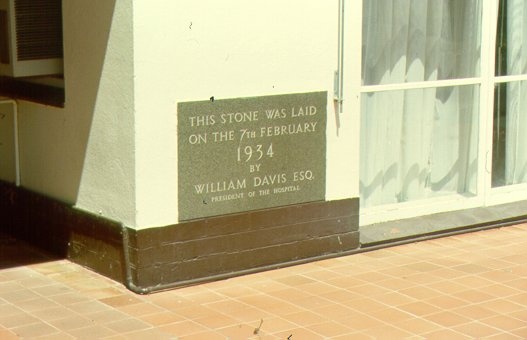 Former Mildura Base Hospital Foundation Stone