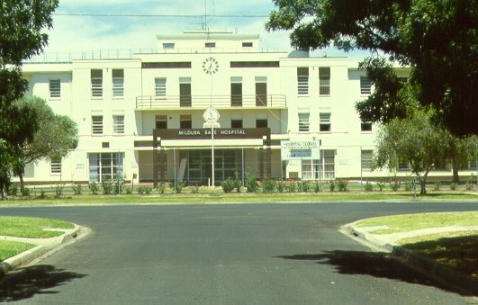 Former Mildura Base Hospital Main Entrance 2001