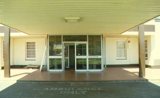 Former Mildura Base Hospital Porte Cochere 2001