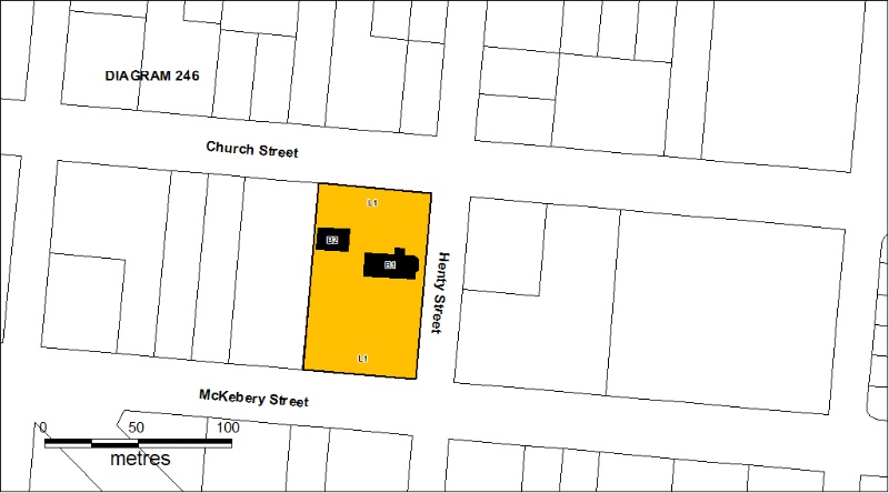 H0246 Holy Trinity Church Coleraine plan