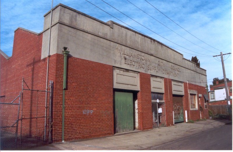 Williamstown City Council Electricity Supply Department (former), Hobsons Bay Heritage Study 2006