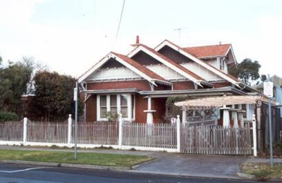 House at 1 Freyer Street WILLIAMSTOWN, Hobsons Bay Heritage Study 2006
