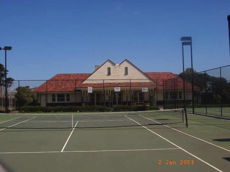 Williamstown Tennis Club Pavilion, Hobsons Bay Heritage Study 2006