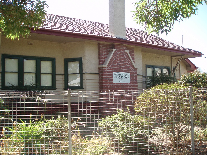 Williamstown Croquet Club Pavilion, Hobsons Bay Heritage Study 2006
