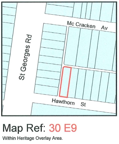 City of Darebin Heritage Review 2000 (map)