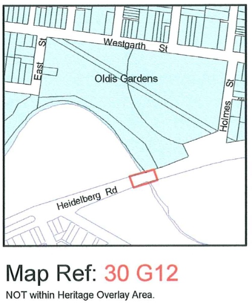 City of Darebin Heritage Review 2000 (map)