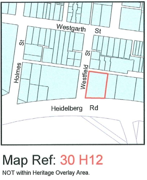 City of Darebin Heritage Review 2000 (map)