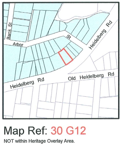 City of Darebin Heritage Review 2000 (map)