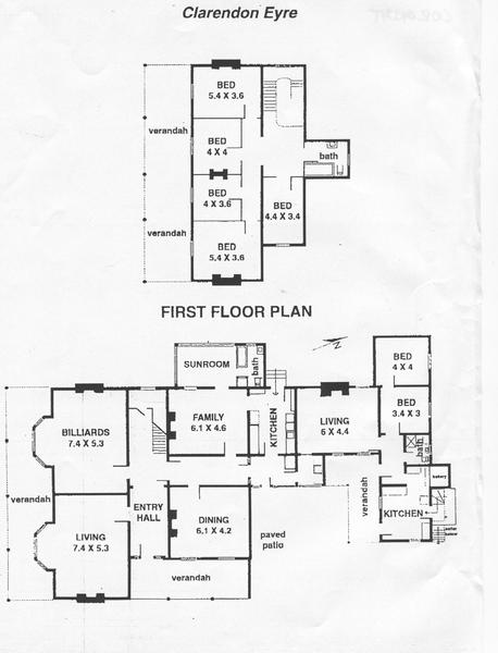 22364 House Plan of Clarendon Eyre - 6 Robb Close, Bulleen