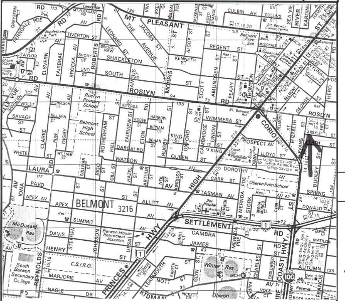 26946 Argyle Street No 1 Map