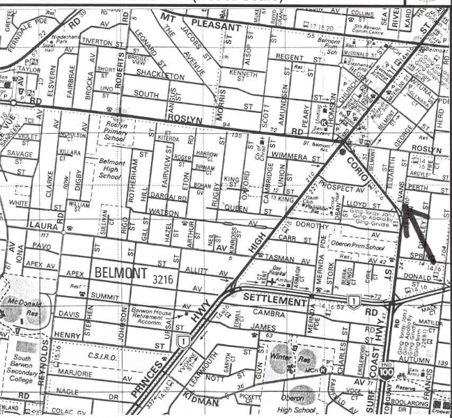 26976 Evans Street No 27 Map