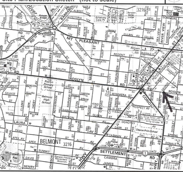 26987 George Street No 28 Map