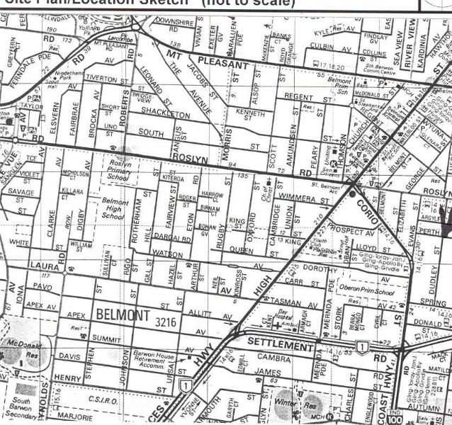 27084 Perth Street No 10 Map