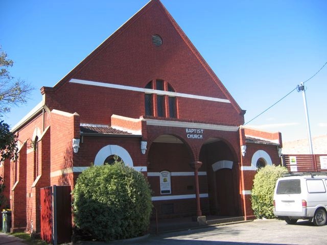 Baptist Church, 540-2 High Street, Northcote