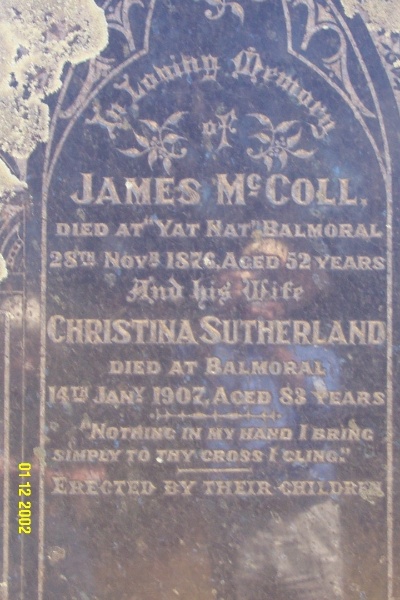 23260 Cemetery Balmoral McColl 2111