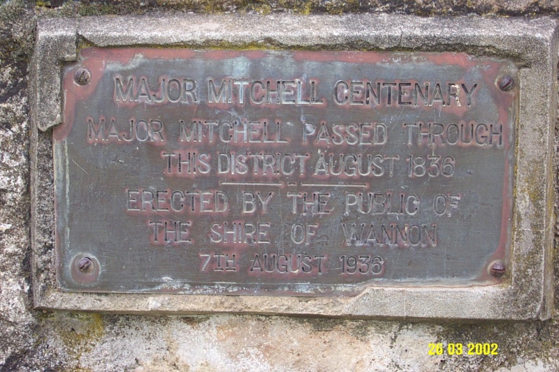 23179 Major Mitchell memorial Queens Park Coleraine 2044