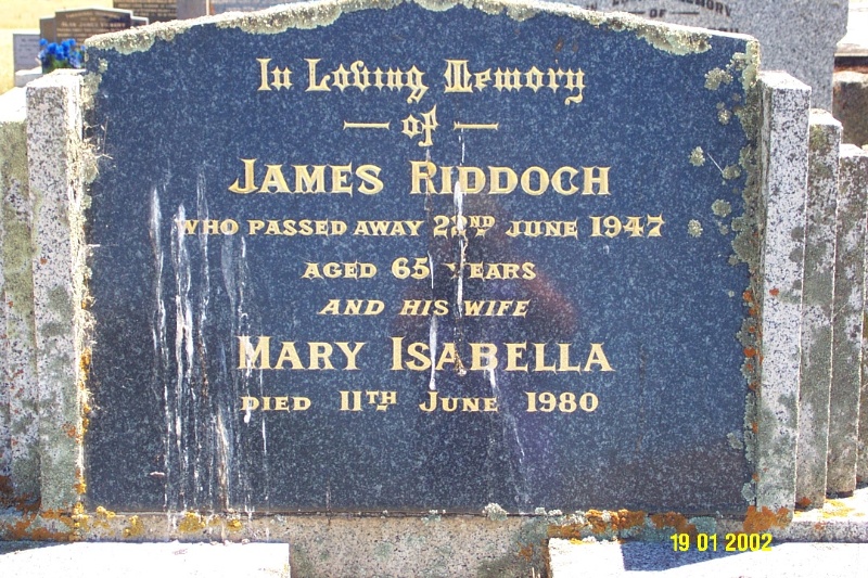 23148 Riddoch grave Tarrayoukyan Cemetery 0371