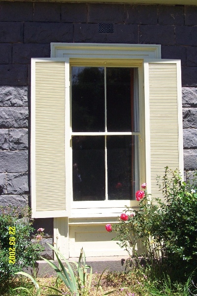 23187 Warrayure Homestead Complex window 1884