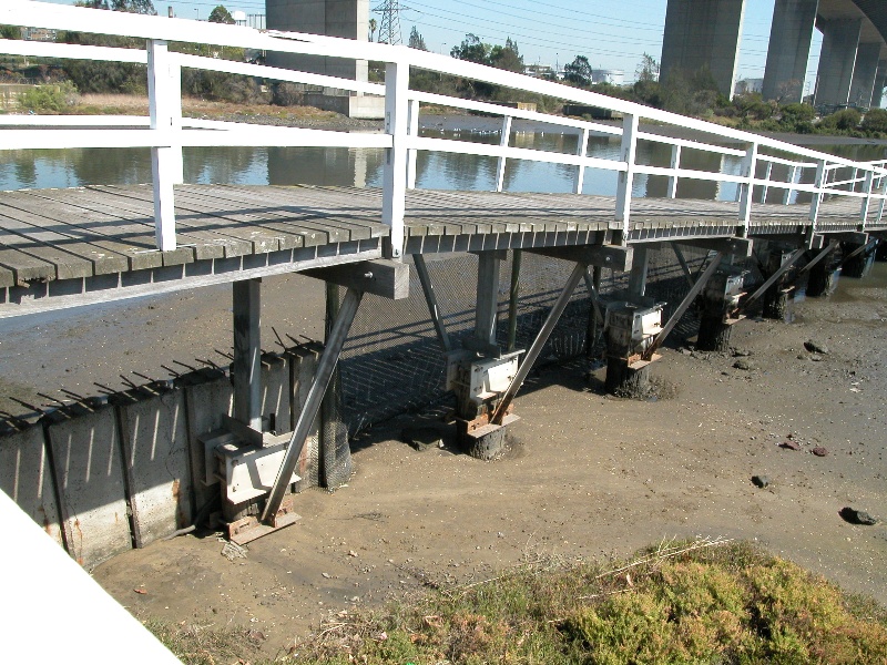 Stony Creek Wharf 2 Maribyrnong March 2003 Concrete Sheet Piling And Wharf 2