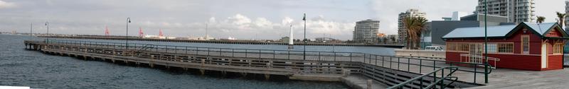 Station Pier Port Melbourne July 2003 West Wing And Shed