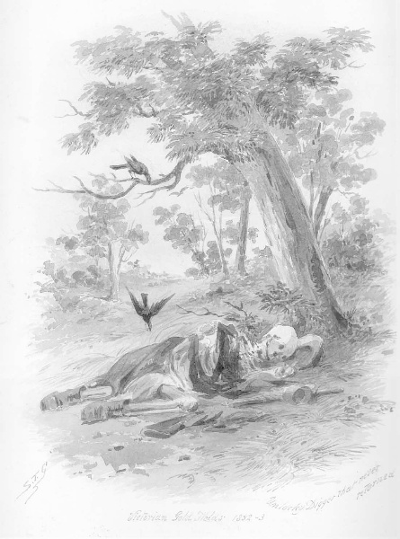 'Victorian Gold Fields 1852-53: Unlucky Digger That Never Returned', ST Gill