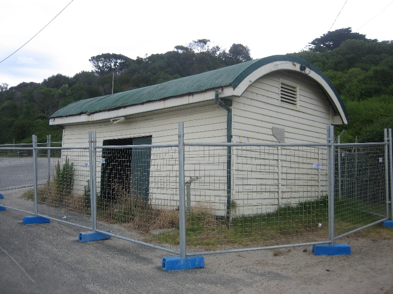 Former jetty cargo shed - view from north east, Jan 2008