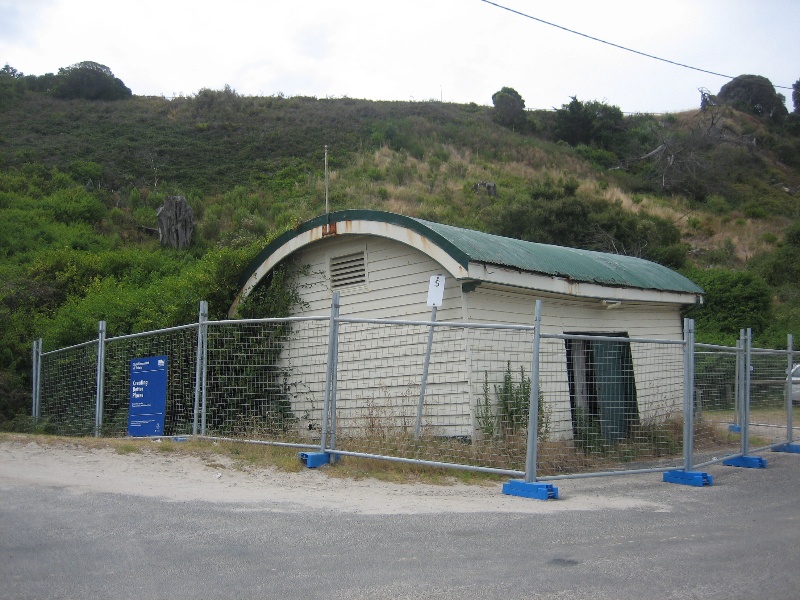 Former jetty cargo shed - view from south east, Jan 2008
