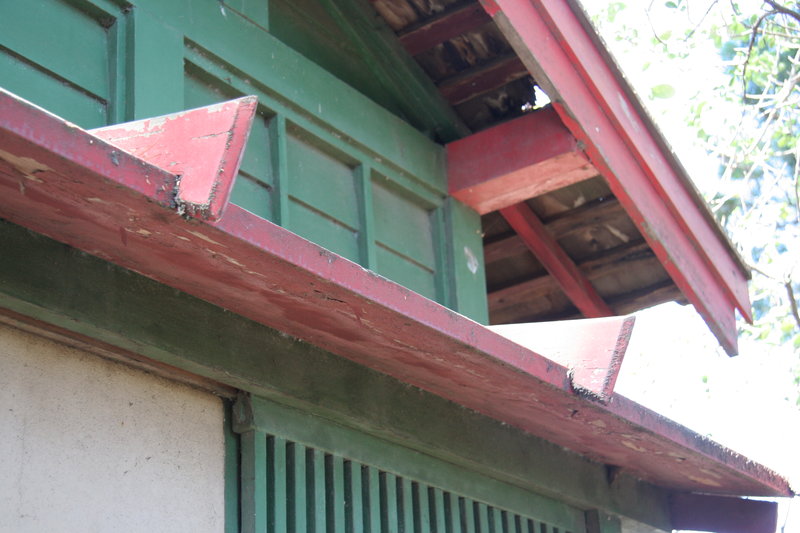 Roof detail. Mar 2007.