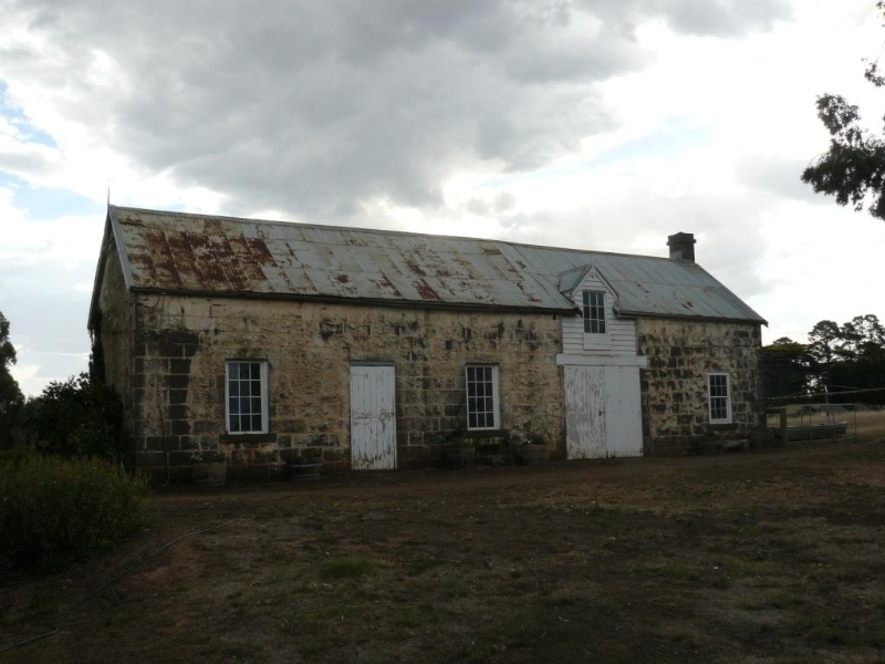 Old Stables, located north of new house.